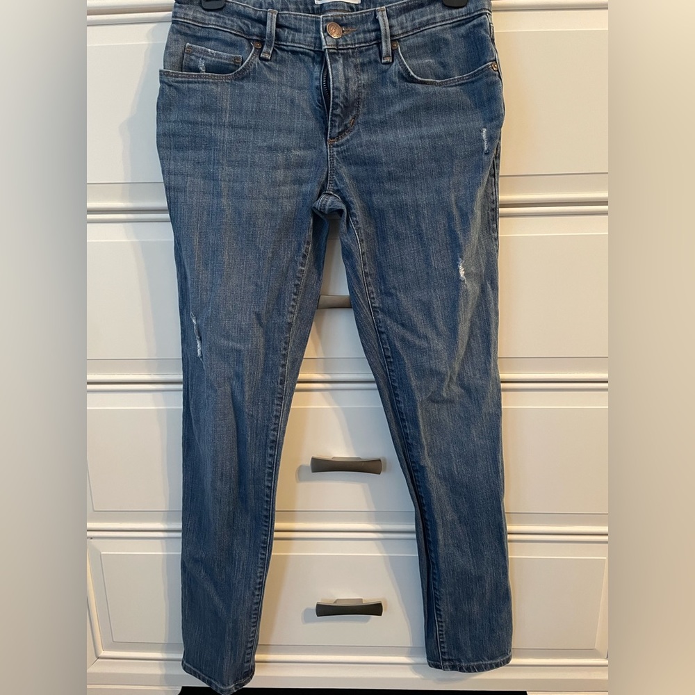 LOFT relaxed skinny jean. Boyfriend style with slight intentional distressing